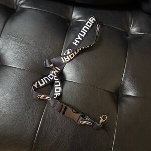 Hyundai Black Key Lanyard